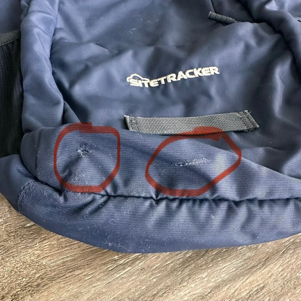 Timbuk2 Parkside Laptop Backpack Navy Blue Sitetracker‎ Company Logo OS Bag